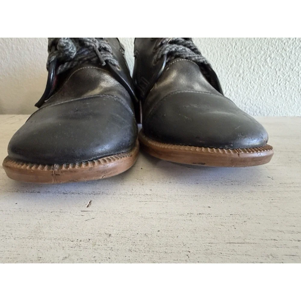 Oxford Two Tone Round Toe Lace Up Swing Shoes for Women Vintage-read See Picture